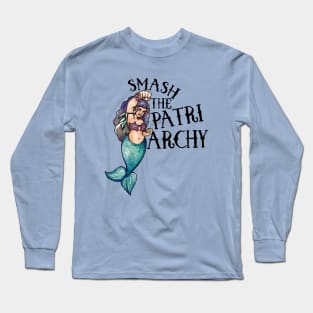 Smash the Patriarchy Mermaid Long Sleeve T-Shirt